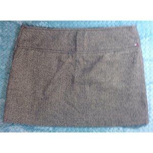 Tommy Hilfiger Mini Skirt Women's Size 9 Black‎ White Wool Herringbone